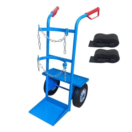 Wózek spawalniczy do butli gazowych 1 butla z półką na spawarkę koła pełne